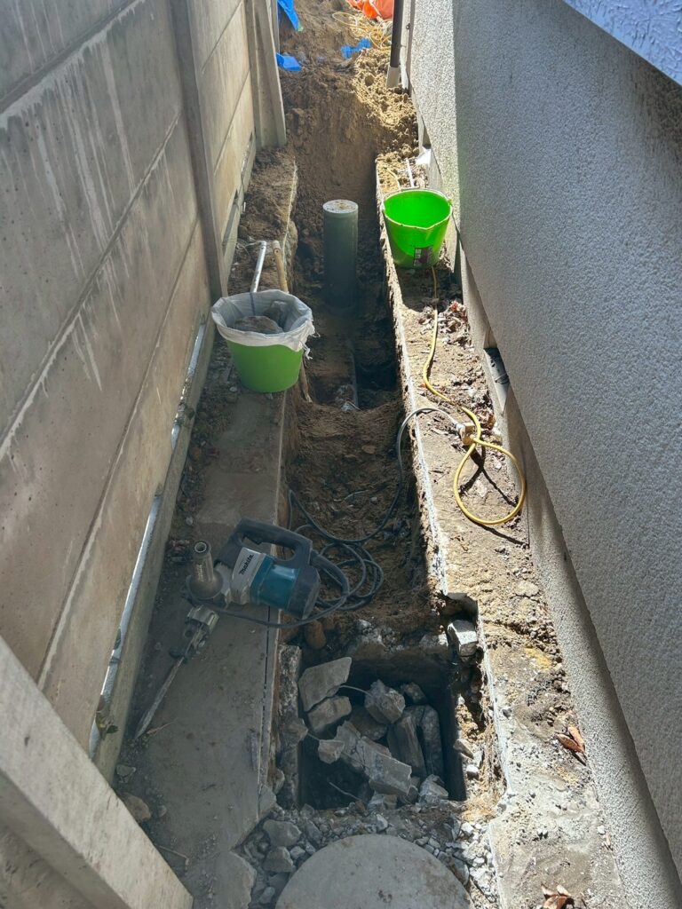 配管の工事写真