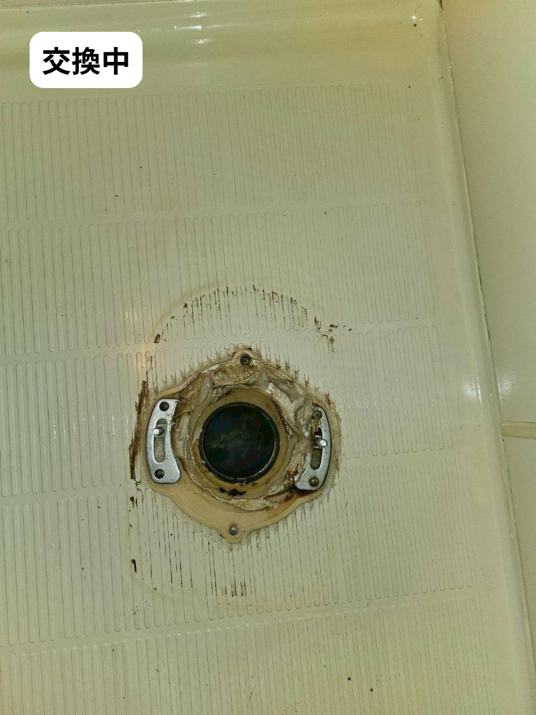 トイレ交換中